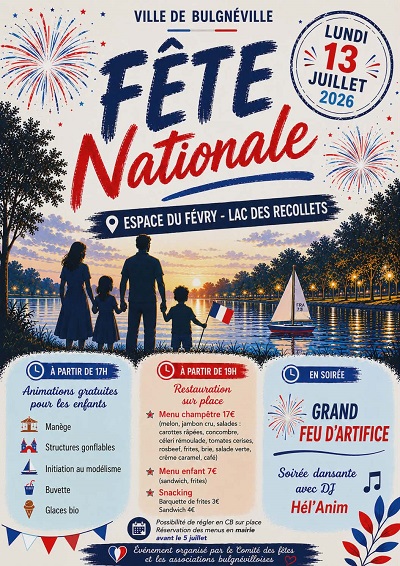 FESTIVITÉS FÊTE NATIONALE à BULGNÉVILLE